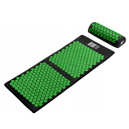 MATA DO AKUPRESURY ZDROWOTNA Z KOLCAMI AKUPRESURA MASAŻ ZESTAW Z PODUSZKĄ