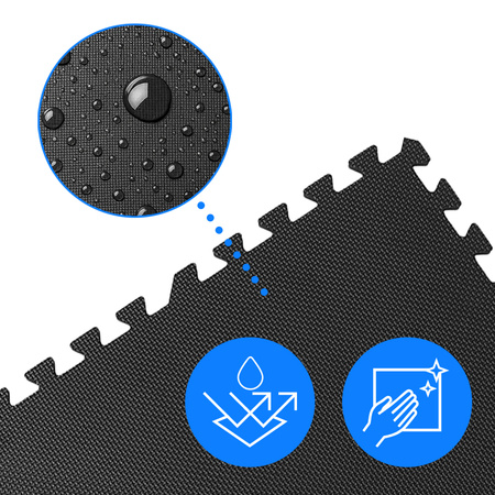MATA PUZZLE DO ĆWICZEŃ SPORTÓW WALKI SIŁOWNI 60x60CM PIANKA EVA FLAT