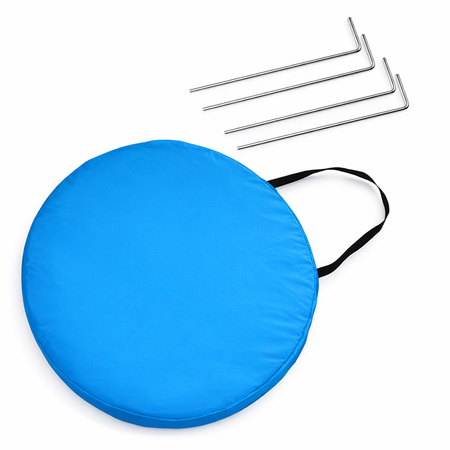 NAMIOT PLAŻOWY OGRODOWY TURYSTUCZNY PARAWAN SUNSET 1A NIEBIESKI