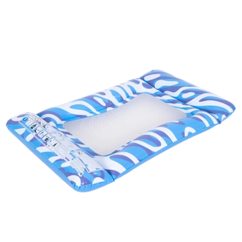 MATERAC PLAŻOWY DMUCHANY POMPOWANY DO PŁYWANIA Z SIATKĄ KIDDIE 117x76