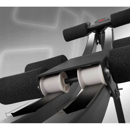 TRENAŻER MIĘŚNI BRZUCHA ŁAWKA DO ĆWICZEŃ SKŁADANY REGULOWANY Z LICZNIKIEM