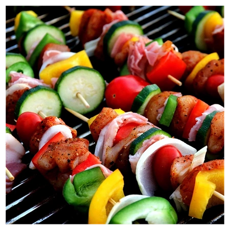 ZESTAW AKCESORIÓW DO GRILA BBQ-A1 ZE STALI NIERDZEWNEJ 3w1 + WALIZKA