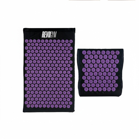 MATA DO AKUPRESURY ZDROWOTNA Z KOLCAMI AKUPRESURA MASAŻ ZESTAW Z PODUSZKĄ