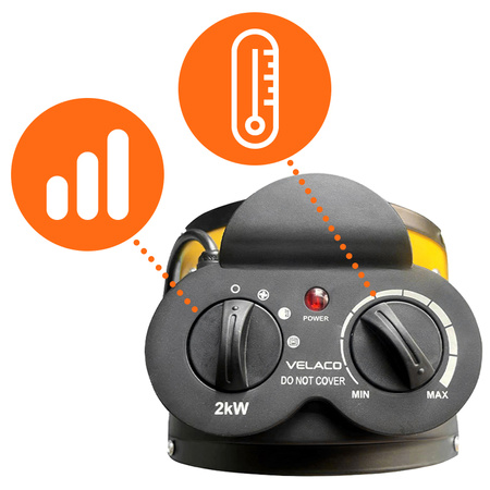 NAGRZEWNICA ELEKTRYCZNA DMUCHAWA FARELKA GEIZER 2000 W