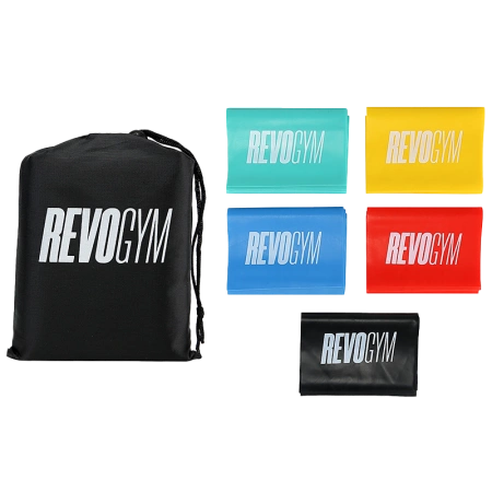 GUMY OPOROWE ZESTAW 5 SZT. DO ĆWICZEŃ ROZCIĄGANIA TRENINGU SNAKE-MIX