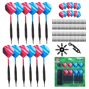 ZESTAW 12 RZUTEK DO TARCZY ELEKTRONICZNEJ LOTKI DO GRY ZD02