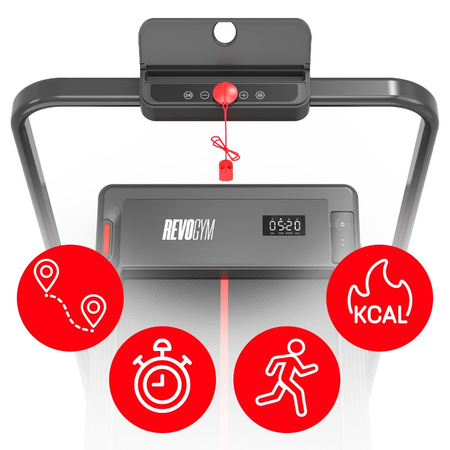 BIEŻNIA ELEKTRYCZNA TRENINGOWA DOMOWA RUN 1-12 KM/H 120 KG 230 V BLUETOOTH