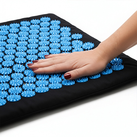 MATA DO AKUPRESURY ZDROWOTNA Z KOLCAMI AKUPRESURA MASAŻ ZESTAW Z PODUSZKĄ