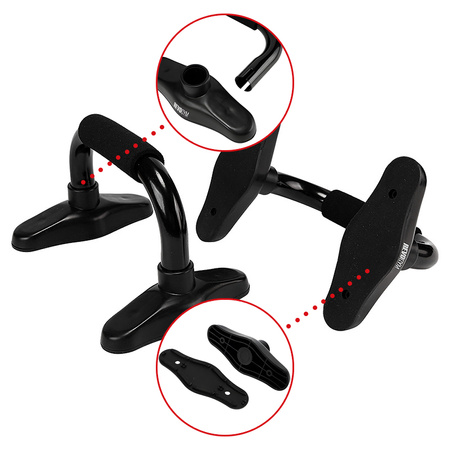 PODPÓRKI UCHWYTY DO POMPEK TRENING W DOMU I SIŁOWNI KOI