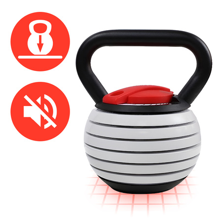 HANTEL KETTLEBELL REGULOWANY 9 KG RP16-9