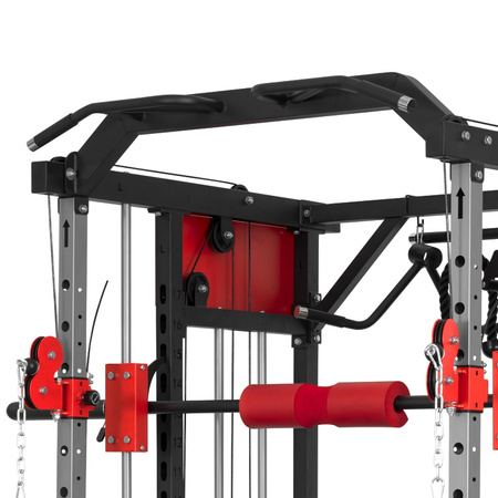 ATLAS DO ĆWICZEŃ SUWNICA SMITHA DOMOWY TRENINGOWY WIELOFUNKCYJNY LS03 144KG