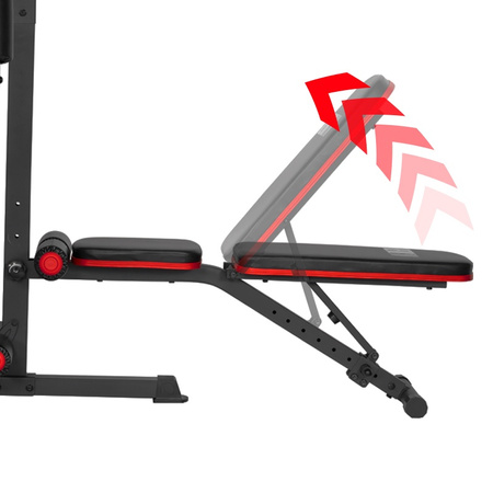 ATLAS DO ĆWICZEŃ WIELOSTANOWISKOWY TRENINGOWY SIŁOWNIA DOMOWA LS09 90KG