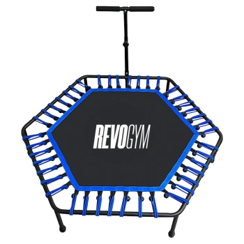 TRAMPOLINA FITNESS NIEBIESKA 130 CM