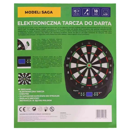 DART TARCZA ELEKTRONICZNA DO GRY W RZUTKI SAGA