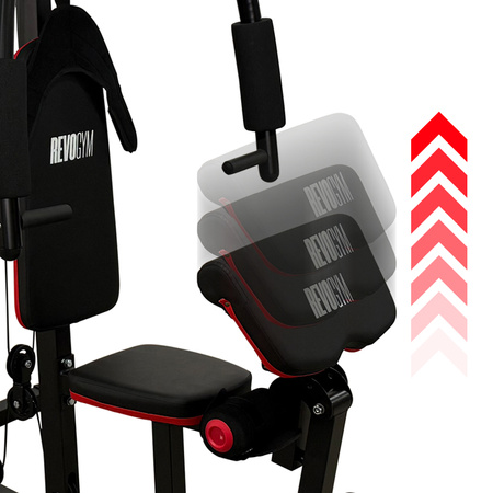 ATLAS DO ĆWICZEŃ WIELOSTANOWISKOWY TRENINGOWY SIŁOWNIA DOMOWA LS01 90KG