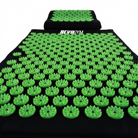 MATA DO AKUPRESURY ZDROWOTNA Z KOLCAMI AKUPRESURA MASAŻ ZESTAW Z PODUSZKĄ