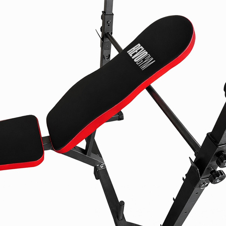 ŁAWKA SKOŚNA WIELOFUNKCYJNA DO ĆWICZEŃ NOGI MODLITEWNIK REGULOWANA RP24 DO 180 KG