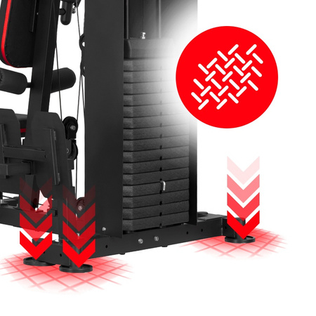 ATLAS DO ĆWICZEŃ WIELOFUNKCYJNY TRENINGOWY SIŁOWNIA DOMOWA LS05 90KG