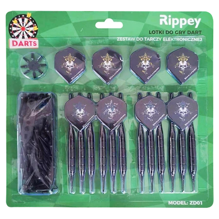 ZESTAW 12 RZUTEK DO TARCZY ELEKTRONICZNEJ LOTKI DO GRY ZD01