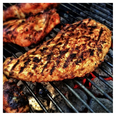 GRILL OGRODOWY WĘGLOWY Z POKRYWĄ VL05 CZARNY