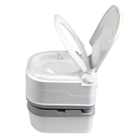 TOALETA TURYSTYCZNA PODRÓŻNA PRZENOŚNA WC MOBILNE DO KAMPERA NA DZIAŁKE XXL