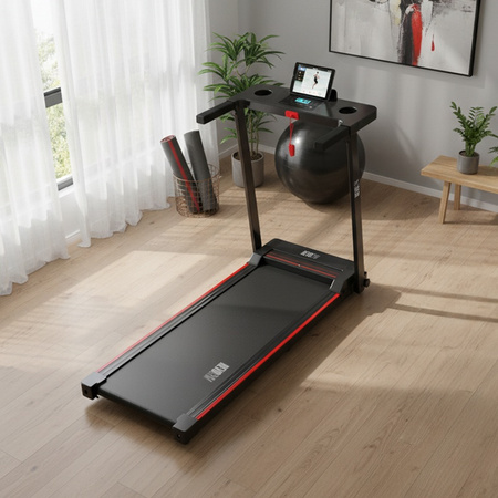 BIEŻNIA ELEKTRYCZNA TRENINGOWA DOMOWA RUN 1-12 KM/H 120 KG 230 V BLUETOOTH