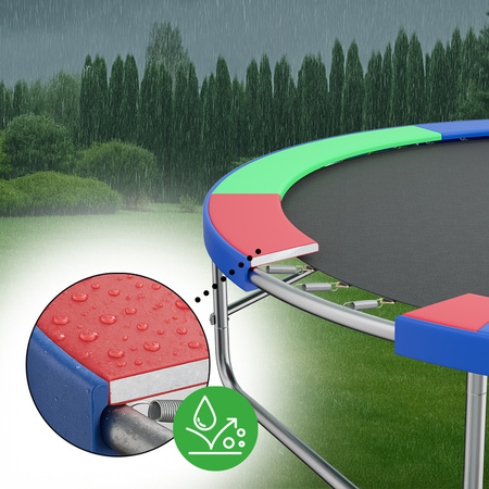 TRAMPOLINA OGRODOWA DLA DZIECI SKY 10FT WIELOKOLOROWA 305 CM