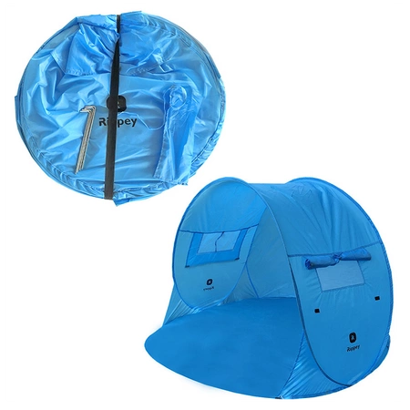 NAMIOT PLAŻOWY OGRODOWY TURYSTUCZNY PARAWAN SUNSET 1A NIEBIESKI