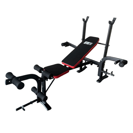 ŁAWKA SKOŚNA WIELOFUNKCYJNA DO ĆWICZEŃ ROZPIĘTKI NOGI REGULOWANA RP23 DO 320 KG