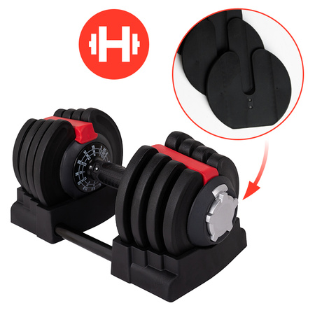 HANTLE REGULOWANE KETTLEBELL ZESTAW AUTOMATYCZNA REGULACJA 3W1 19 KG RP15