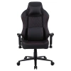 FOTEL GAMINGOWY BIUROWY OBROTOWY SONIC CZARNO/CZERWONY SKÓRA PU