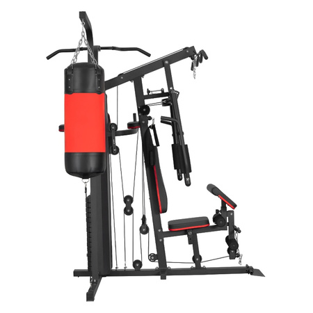 ATLAS DO ĆWICZEŃ WIELOSTANOWISKOWY TRENINGOWY SIŁOWNIA DOMOWA LS06 90KG