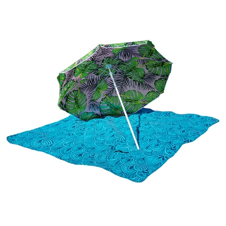 PARASOL PLAŻOWY OGRODOWY BALKONOWY KORAL 1C 180 CM