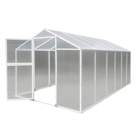 SZKLARNIA OGRODOWA Z POLIWĘGLANU TUNEL FLOWERS OCYNK 4 MM 210x400 CM 8,4m2