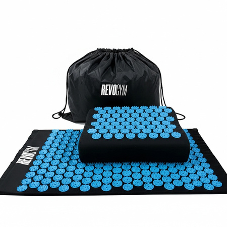 MATA DO AKUPRESURY ZDROWOTNA Z KOLCAMI AKUPRESURA MASAŻ ZESTAW Z PODUSZKĄ