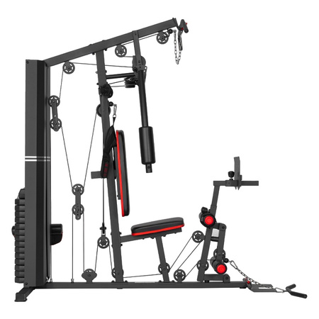 ATLAS DO ĆWICZEŃ WIELOSTANOWISKOWY TRENINGOWY SIŁOWNIA DOMOWA LS08 90KG