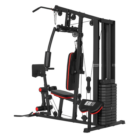 ATLAS DO ĆWICZEŃ WIELOSTANOWISKOWY TRENINGOWY SIŁOWNIA DOMOWA LS08 90KG