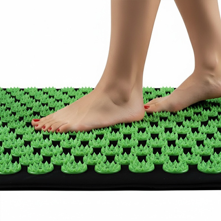 MATA DO AKUPRESURY ZDROWOTNA Z KOLCAMI AKUPRESURA MASAŻ ZESTAW Z PODUSZKĄ