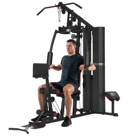 ATLAS DO ĆWICZEŃ WIELOSTANOWISKOWY TRENINGOWY SIŁOWNIA DOMOWA LS08 90KG