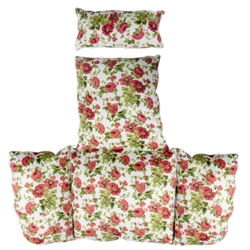 PODUSZKA DO FOTELA OGRODOWEGO KOKONU HUŚTAWKI KOLOROWE RÓŻE