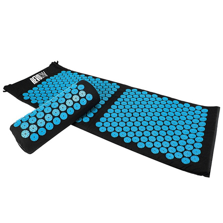 MATA DO AKUPRESURY ZDROWOTNA Z KOLCAMI AKUPRESURA MASAŻ ZESTAW Z PODUSZKĄ