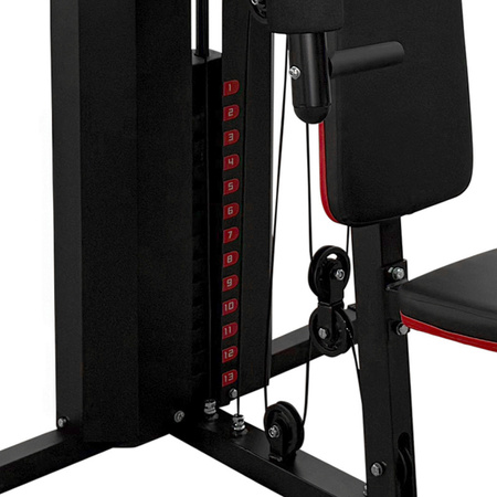 ATLAS DO ĆWICZEŃ WIELOSTANOWISKOWY TRENINGOWY SIŁOWNIA DOMOWA LS01 90KG