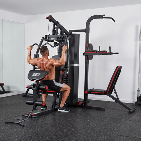 ATLAS DO ĆWICZEŃ WIELOSTANOWISKOWY TRENINGOWY SIŁOWNIA DOMOWA LS09 90KG