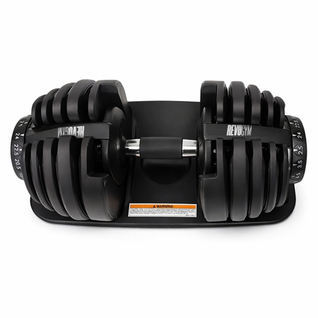 HANTEL REGULOWANY Z PODSTAWKĄ CIĘŻAR HANTLE REGULOWANE STOJAK 24 KG RP25-24