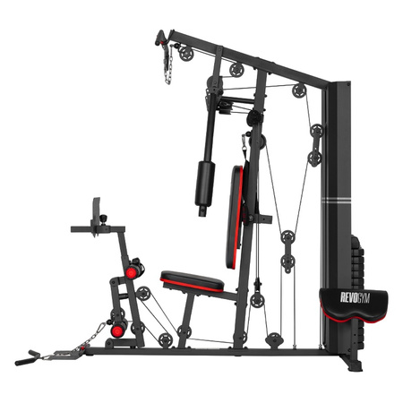 ATLAS DO ĆWICZEŃ WIELOSTANOWISKOWY TRENINGOWY SIŁOWNIA DOMOWA LS08 90KG