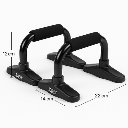 PODPÓRKI UCHWYTY DO POMPEK TRENING W DOMU I SIŁOWNI KOI