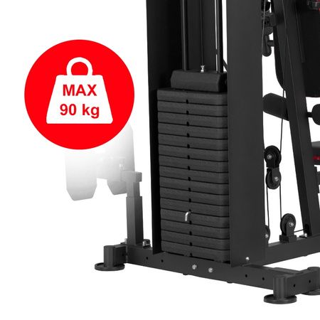 ATLAS DO ĆWICZEŃ WIELOFUNKCYJNY TRENINGOWY SIŁOWNIA DOMOWA LS05 90KG