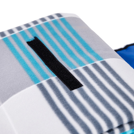 KOC PIKNIKOWY WODOODPORNY MATA PLAŻOWA Z IZOLACJĄ SANDY 1B NIEBIESKA KRATKA 2x2