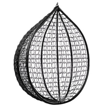 FOTEL OGRODOWY WISZĄCY KOKON DUŻY KOSZ ITAKA BRĄZOWY BEZ PODSTAWY