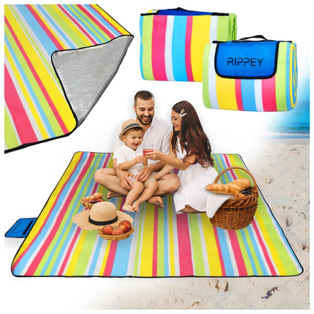 KOC PIKNIKOWY WODOODPORNY MATA PLAŻOWA Z IZOLACJĄ SANDY 1D 2x2